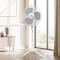 Proaira 18-inch Oscillating Pedestal Fan w/Adjustable Tilt, 3 Speed Control, White PF18W - alternate 4